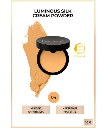 Note Cosmetics Powder Foundation with a Permanent Matte Finish Suitable For All Skin Types - 04 Sand Passi-278