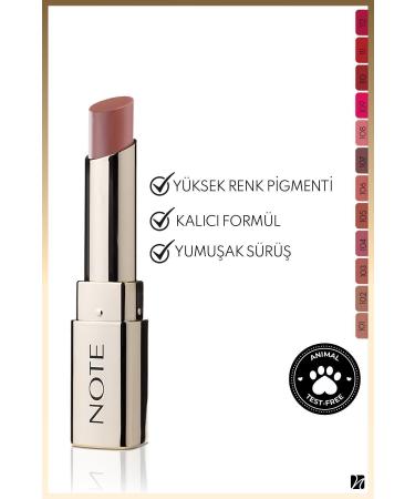 Note Cosmetics Intensely Pigmented Matte Lipstick With A Permanent Formula -104 Ruler Passi-247 - Buy Online on GoSupps.com