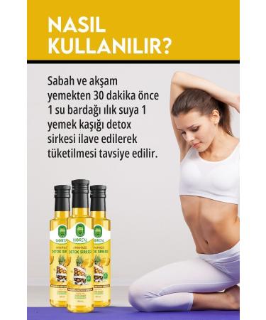 B OREAL Detox Pineapple Vinegar Slimming 1 Edema Removal Weight Loss 250ml - Buy Online on GoSupps.com