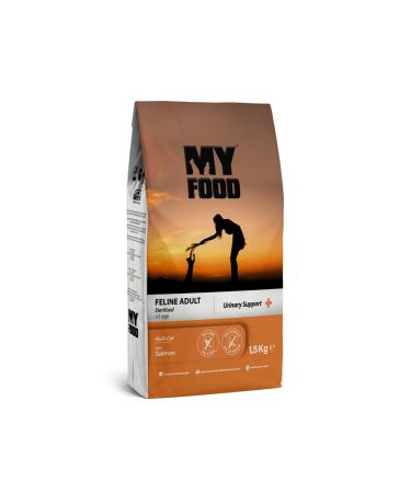 My Food NEUTRALIZED ADULT CAT FOOD WITH SALMON 1.5 KG - Buy Online on GoSupps.com