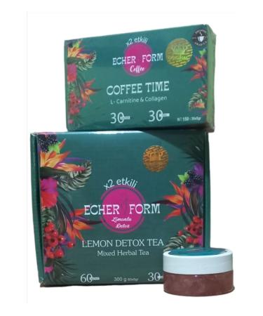 ECHER FORM 2-pack Detoxs WHITE PACKAGE coffee gel