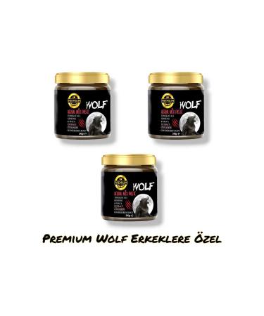 Natural Boost PREMIUM WOLF Special Herbal Mixture for Men Natural Erection Power 240 Gr - 3 Pieces
