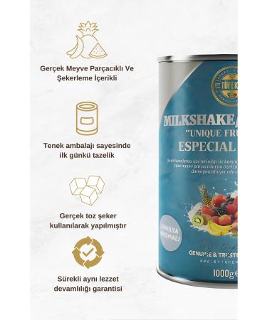By T fek i Vanilla Flavored Milkshake & Smoothie Drink Powder 1000 gr - Buy Online on GoSupps.com
