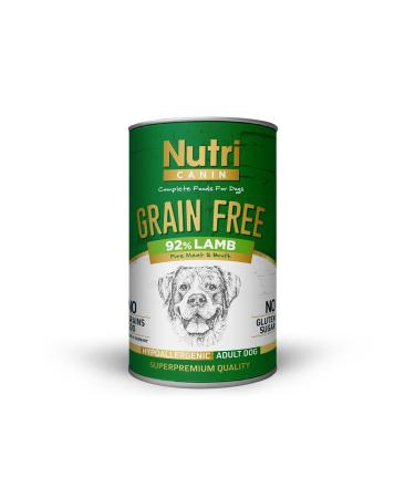 Nutri Canin Grain-Free Lamb and Potato Adult Dog Canned Wet Food 400 gr