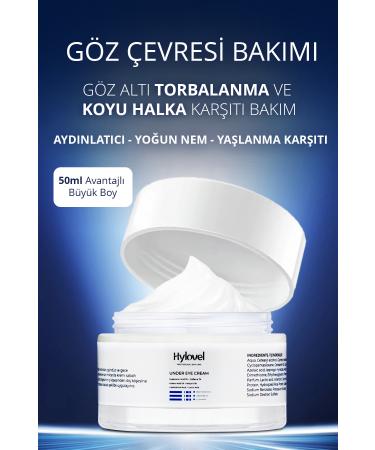 Hylovel Anti-Wrinkle Brightening Eye Contour Care Cream for Under-Eye Bags and Dark Circles