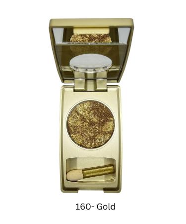 KAJAL Metallic Gold Shimmering Powder Eyeshadow -metallic Gold Eyeshadow No:160 - Buy Online on GoSupps.com