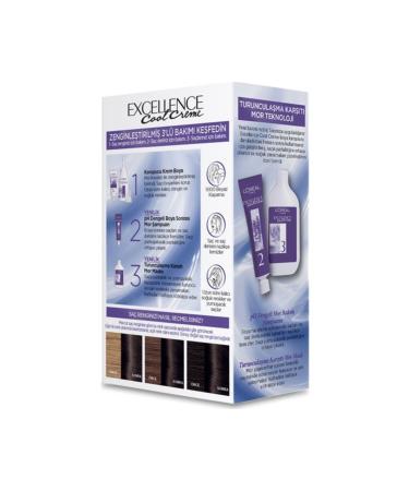 L'Oreal Paris L'or al Paris Excellence Cool Creme Hair Dye 5.11 Extra Ash Light Brown - Buy Online on GoSupps.com