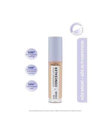 Pastel Eye Cream Hydrating Satin Concealer - Eye Cream Under Eye Concealer 63 Milkshake