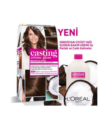 L'Oreal Paris L'or al Paris Casting Cr me Gloss Hair Dye 400 Chestnut - Buy Online on GoSupps.com
