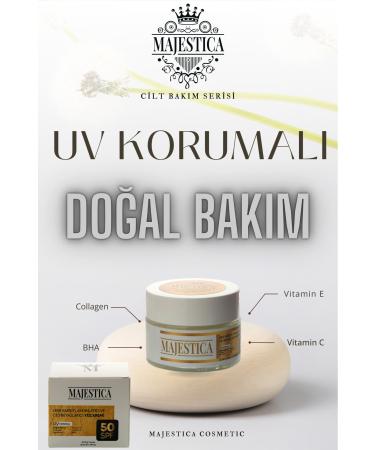 Majestica UV Protection (SPF 50) Anti-Spot Brightening and Skin Whitening Face Cream 50 ml - Buy Online on GoSupps.com