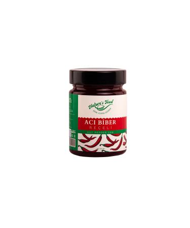NATURES FOOD Hot Pepper Jam PREMIUM SERIES 400gr glass bottle e Hot Pepper The perfect combination of hot and sweet.