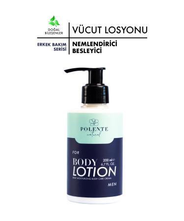 Polente Natural Men Body Lotion - Moisturizing Body Lotion for Men (200 ml)