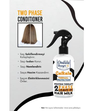 Ondula Milk Therapy Protein | Strengthening Effect | Heat Protective Dual Phase Blow Dry Water-250 ml