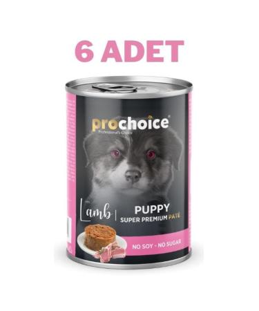 Pro Choice Puppy Lamb Pate Canned Puppy Food 6x400 gr