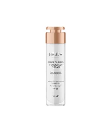 nauka Mineral Fluid Sunscreen Cream / Natural Mineral Sunscreen Cream - Buy Online on GoSupps.com