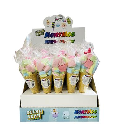 shekeyci Monymoo Cone Marshmallow 50gr 12 pieces