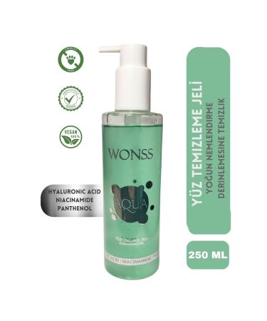 WONSS Sensitivity Suppressant Moisturizing & Purifying & Anti-Skin Facial Cleansing Gel 250 ml - Buy Online on GoSupps.com