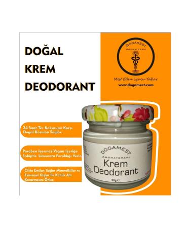 DOGAMEST AROMATHERAPY Cream Deodorant Against Sweat Odor Deokrem Natural Deokrem Against Sweat Odor Natural Underarm Cream - Buy Online on GoSupps.com