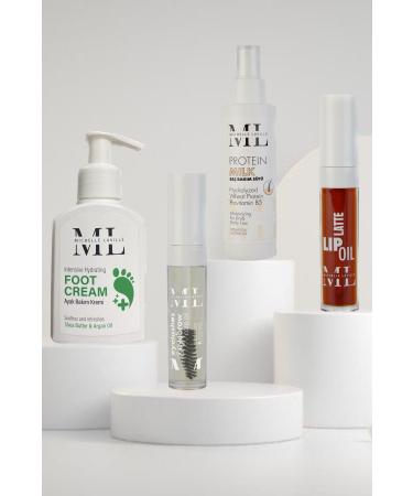 Michelle Laville Eyebrow Eyelash Oil Latte Lip Oil Foot and Heel Crack Cream Hair Milk Introduction Set - Buy Online on GoSupps.com
