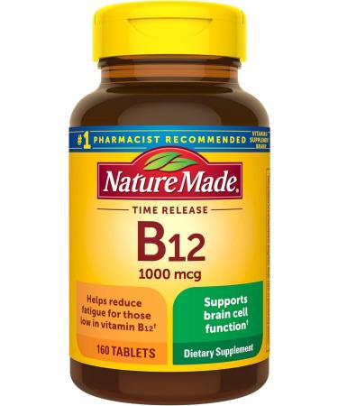Nature Made B12 1000mcg 160 tablets