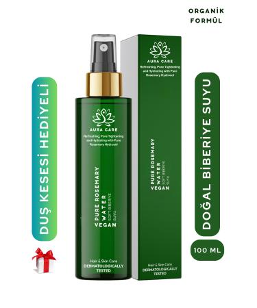 Aura Care Rosemary Water Anti-Hair Loss and Fast Hair Growth Effective Natural Hair Tonic 100 ml