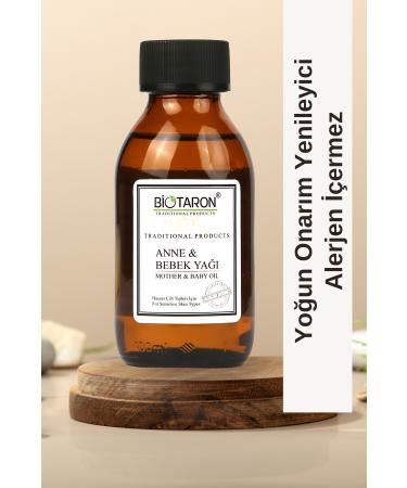 Biotaron Mother and Baby Oil 100 Ml Natural Content Moisturizing and Soothing Baby Massage Oil Body Care - Buy Online on GoSupps.com