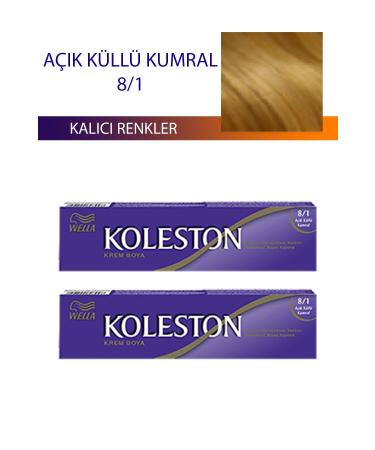 Easy Supply 2 Pieces Single Tube Hair Dye Light Ash Blonde 8/1