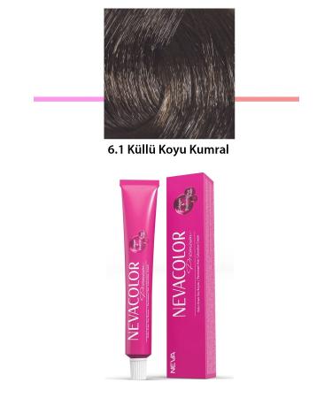 Easy Supply Premium 6.1 Ash Dark Blonde - Permanent Cream Hair Dye 50 g Tube