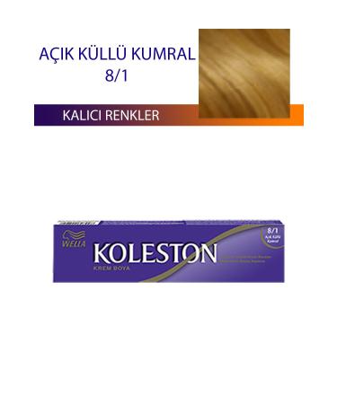 Single Tube Hair Dye Light Ash Blonde 8/1