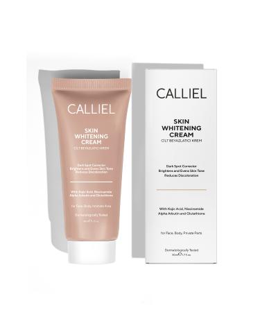 CALLIEL Skin Whitening Brightening Anti-Spot Care Cream Glutathione alpha Arbutin kojic Acid 50ml - Buy Online on GoSupps.com