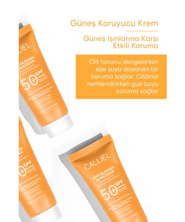 CALLIEL Anti-Spot High Protection 50 Spf Sun Cream for All Skin Types Glutathione Effect 50 ml - Buy Online on GoSupps.com