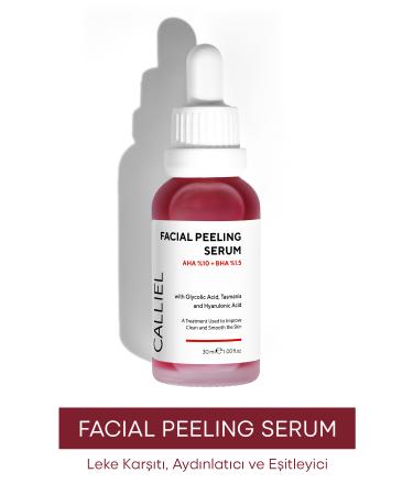 CALLIEL Aha & Bha Skin Tone Equalizer Revitalizing Red Face Peeling Serum 30 Ml