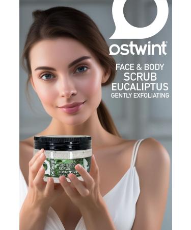 Ostwint Face and Body Peeling Scrub Eucalyptus 300ml Skin Cleanser Smoothing Circulation Accelerator - Buy Online on GoSupps.com