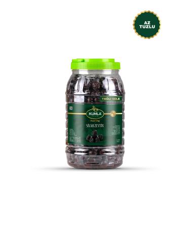 Kumla Olive Shop Oily Sele Gemlik Black Olives 2 Kg - Pet