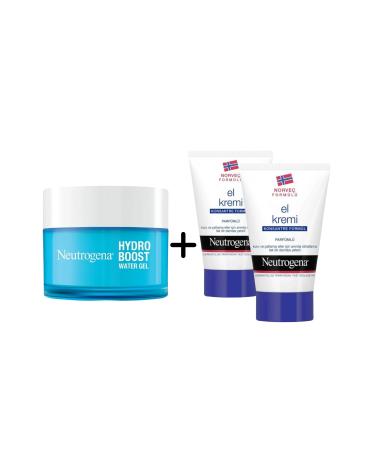 Neutrogena Hydroboost Water Gel Moisturizing Face Cream 50ml + Neutrogena Perfumed Hand Cream 50ml