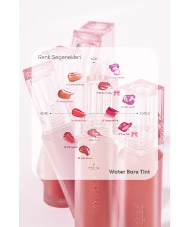 PERIPERA Natural Tones Long-Lasting Shiny Tint PERIPERA Water Bare Tint (03 Emotional Pink) - Buy Online on GoSupps.com