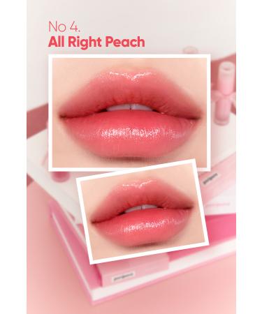 PERIPERA Natural Tones Long-Lasting Shiny Tint PERIPERA Water Bare Tint (04 All Right Peach) - Buy Online on GoSupps.com