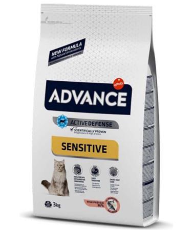 Advance Sensitive Adult Cat Food with Salmon 3kg