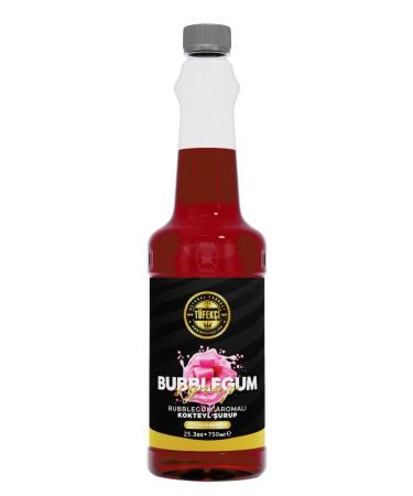 By T fek i Bubblegum Flavored Cocktail Cake Coffee and Dessert Syrup 750 ml