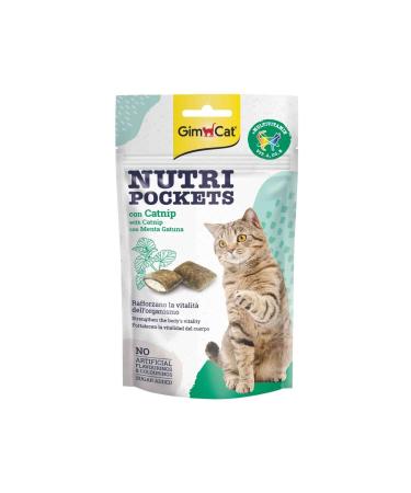 Gimcat Nutripockets Cat Reward Cat Grass & Multivitamin 60Gr