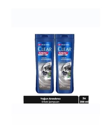 ROSSMANN Men Anti-Dandruff Shampoo Intensive Purifying Charcoal 350 Ml X 2 Pieces