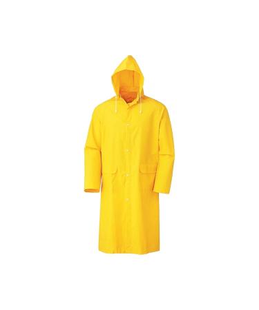 Hooded Pocket Luxury Raincoat Yellow - Standard Size 2XL