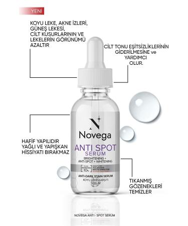 Novega Anti-Blemish and Equalizing Skin Care Serum Arbutin + Niacinamide - Buy Online on GoSupps.com