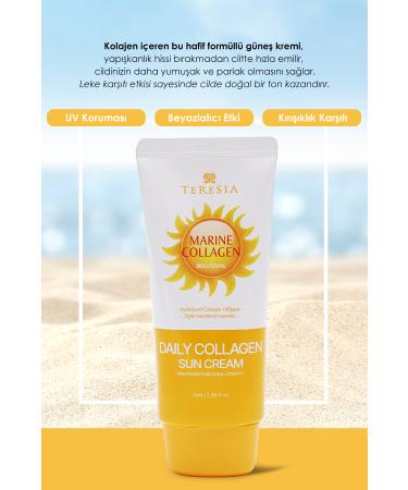 MBL Teresia Daily Sun Cream for Blemished Skin SPF 50 High Protection Collagen 70ml - Buy Online on GoSupps.com