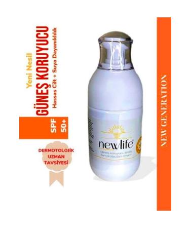 New Life Face and Body Nourishing Sunscreen Cream Spf 50 (NEW GENERATION) - 100ml - New Generation - Buy Online on GoSupps.com