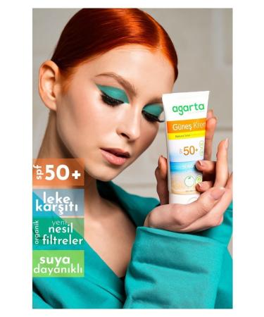 Agarta Spf 50 High Protection Effective Brightening and Moisturizing Anti-Spot Sun Cream 100 ml - Buy Online on GoSupps.com