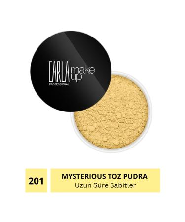 Carla Professional Make Up Loose Powder - Mysterious Powder Medium - Cream No: 201
