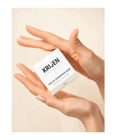 Krijen Rhassoul Clay & Sage Solid Shampoo 100 gr - Buy Online on GoSupps.com
