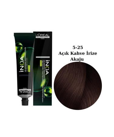 INOA Inoa Hair Dye 60ml. 5-25 Light Brown Irize Akaju
