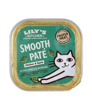 Lily's Kitchen Chicken & Game Smooth Pat Wet Cat Food 85g Sugar-Free Grain-Free Meat & Fish Content